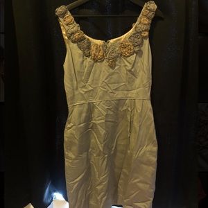 Yoana Baraschi powder blue sleeveless dress